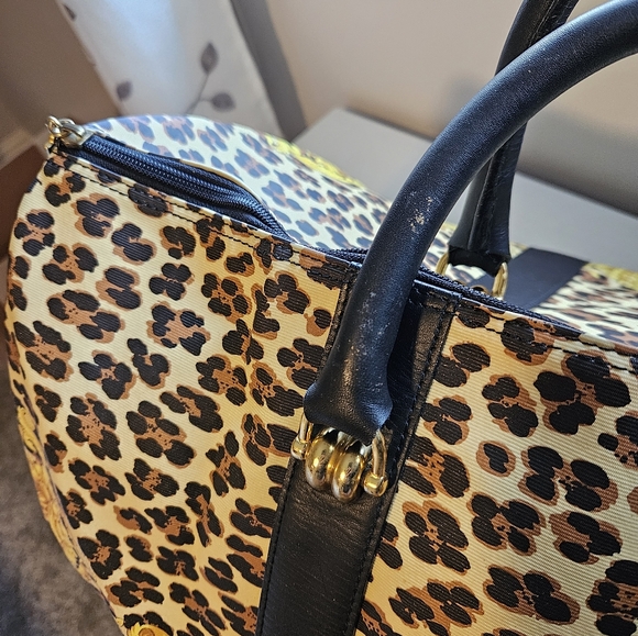 Vintage Versace Leopard Baroque duffle bag FINAL SALE FIRM - Picture 8 of 16